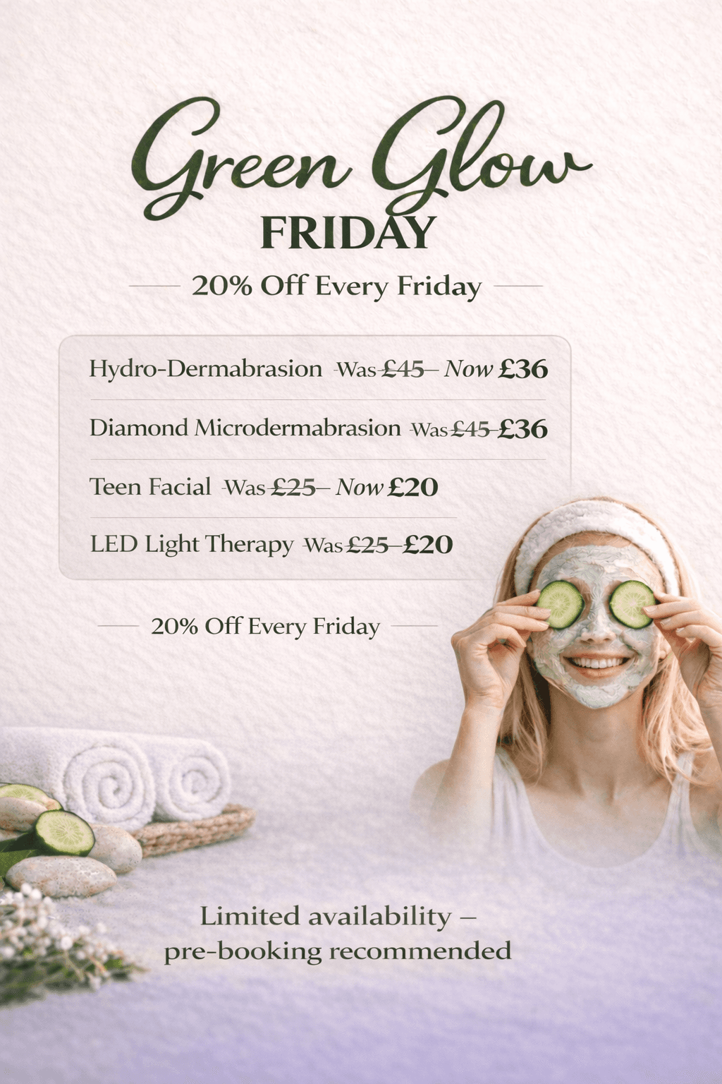 Green Glow Friday – 20% Off Every Friday